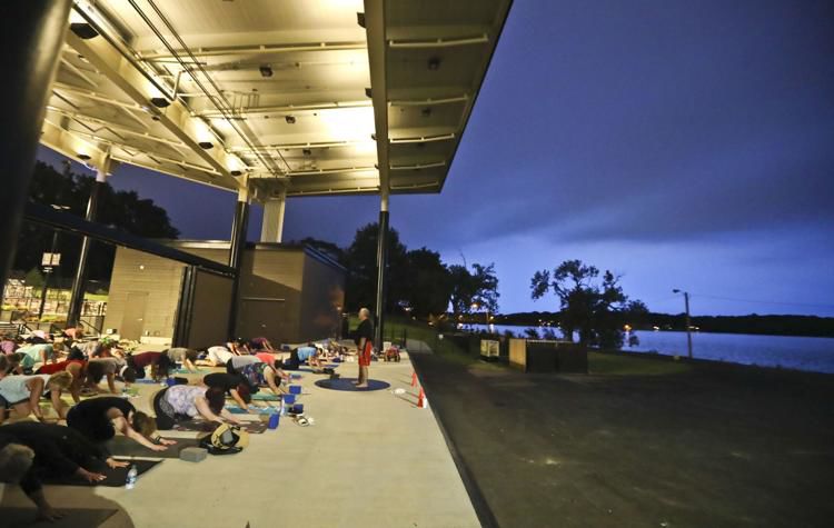 August 13, 2019: Moonlight Yoga at The Devon Lakeshore Amphitheater